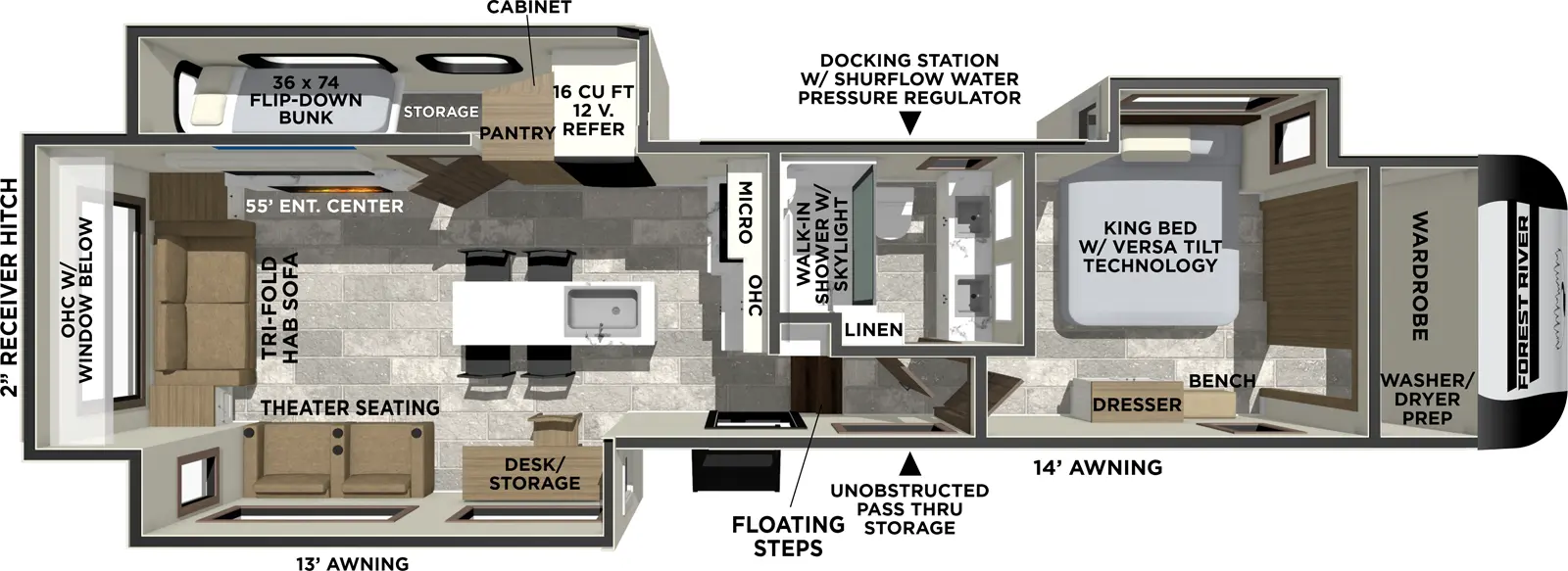 Impression 318RL Floorplan